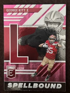 2023 Panini Donruss Elite - Spellbound George Kittle #SB-GK5 Pink - Bild 1 von 2