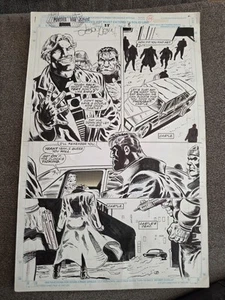 Punisher Warzone Signed Artwork By John Hebert Marvel Comics Rare - Picture 1 of 7