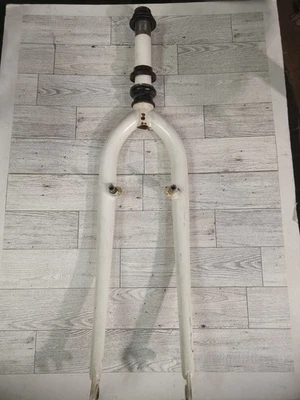 Vintage Chromoly Rigid MTB Bike Fork 26" 1" Threaded 190mm USA 🇺🇸 Shipper  - Image 1 of 4