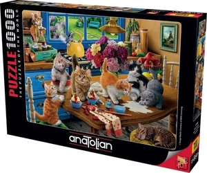NEU Anatolisches Puzzle 1000 Teile Küche Katzen - Bild 1 von 2