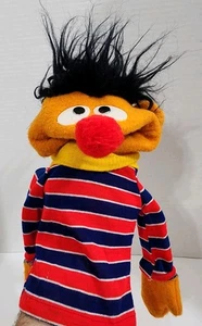 Vintage Ernie Sesame Street Hand Puppet - Picture 1 of 6