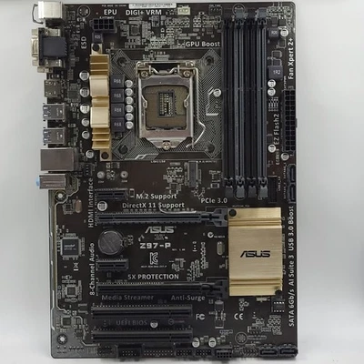 Placa Base Asus Z97-P Usada Funcional - Imagen 1 de 4
