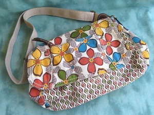 Relikt Blumenmuster Umhängetasche Canvas Tasche mit Taschen & Beuteln 13" x 8" - Bild 1 von 6