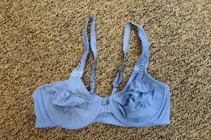 New Wacoal 851311 Soft Embrace Front Close Racerback Bra - 36C - Blue - Picture 1 of 6