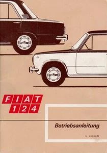FIAT 124 manual de instrucciones 1971 manual BA - Imagen 1 de 4