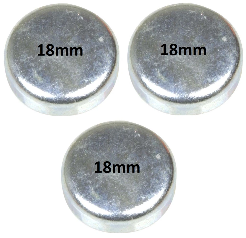 Enchufe de expansión de congelación 18 mm tipo taza 555-102 - Paquete de 3 Foto 1 de 1