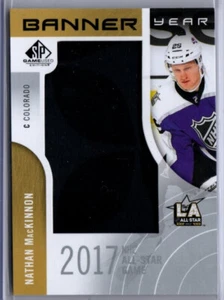 2017-18 SP Game Used Edition Hockey Banner Year Nathan MacKinnon ALL-STAR - Picture 1 of 1