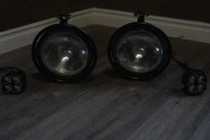 Baja Designs Sol Tek 8" inch race light PAIR 3000k HID + Pair of AUX Lights - Picture 1 of 3