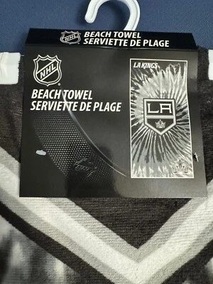 Nova Toalha de Praia NHL LA Kings Banho 30"" X 60" Licenciada Los Angeles Kings - Imagem 1 de 2