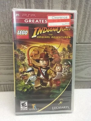 Lego Indiana Jones Original Adventures Sony PSP NEW Factory Sealed 2008 Greatest - Image 1 of 4
