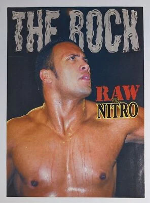 РОК и ХРИСТИАНИН двусторонняя страница журнала Wrestling Pinup wcw WWF WWE - Изображение 1 из 2