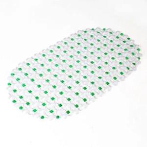 Anti-Slip Bath Tub Shower Mat 27"X15" Long Antibacterial Suction Washable - Picture 1 of 11