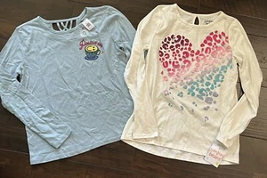 NWT Old Navy / Kohls Girls Size 12 Long Sleeve Shirts Tops Spring Lot - Picture 1 of 3
