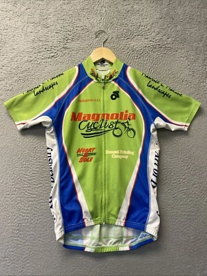 Champion System Cycling Jersey M Neon Green Zip Short Sleeve /124-37 - Image 1 of 4