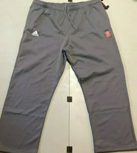 North Carolina State Adidas Basketball Sweat Pants Size Men's 2XL Retail $60 - Picture 1 of 4
