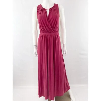 Maxi Vestido Moulinette Soeurs Rojo Bayas TERRA Talla S Sin Mangas Fluido Femenino Foto 1 de 4