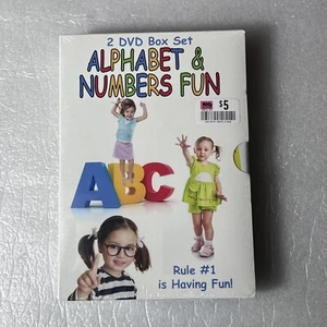 Alphabet & Numbers Fun 2 DVD Set New And Sealed Wonderscape - Picture 1 of 6