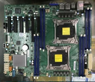 SuperMicro X10DRI Server Motherboard Intel C612 LGA2011-V3 DDR4 ECC with a I/O - Image 1 of 4