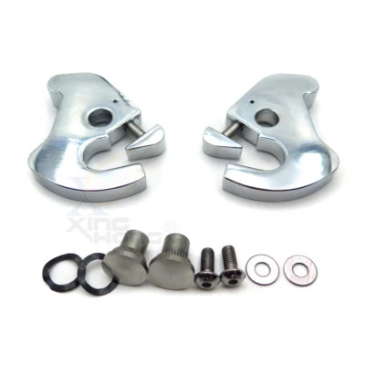 Detachable Sissy Bar Luggage Rack Latch Clip Kit Mount For Harley Touring Chrome - Image 1 of 4