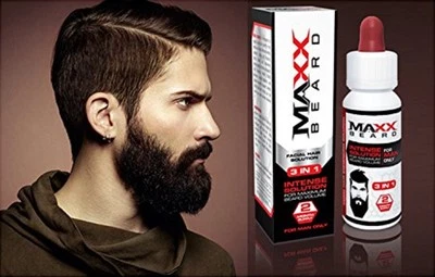 MAXX Beard - #1 PATCHY FACIAL HAIR SOLUTION - For Maximum Growth & Volume - Image 1 of 3