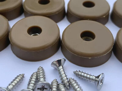 Tabla de cortar de 1" DIA parachoques de goma PERFIL BAJO silicona negro transparente inoxidable Foto 1 de 4