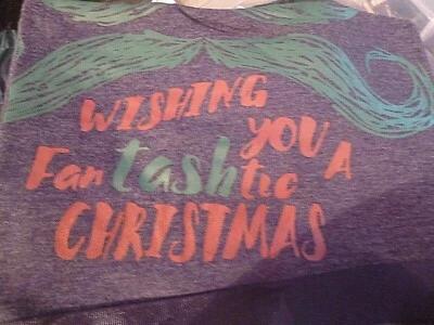 TU PolyCotton Short Sleeve Long Pant FAN TASH TIC/Tartan Pyjama/Lounger Set XL - Image 1 of 4