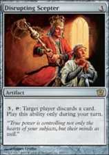 Disrupting Scepter - Foil ~ Lightly Played 9th Edition Ninth MTG Magic UltimateM