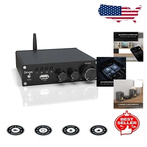Versatile 2 Channel Bluetooth Amplifier | 100W x 2 RMS for Speakers & PA Systems - Picture 1 of 9