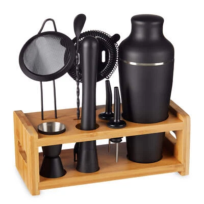 8-Piece Cocktail Shaker Set with Stand - Image 1 of 4
