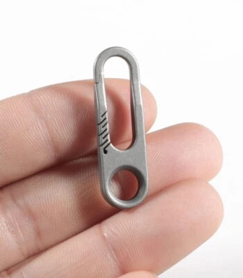 NewMini Titanium Keychain Down Jackets Bag Universal ZipperHeadRepairAccessories - Image 1 of 4