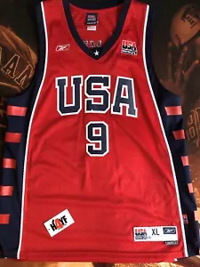 Camiseta Lebron James EE. UU. Roja 2004 Reebok Talla XL - Imagen 1 de 12
