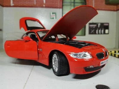 BMW Z4 2003 Coupe Red 2008 E86 V Detailed 1:24 G LGB Scale Model Cararama Car