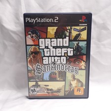 Grand Theft Auto GTA San Andreas Sony PlayStation PS2 Black Label Complete w map