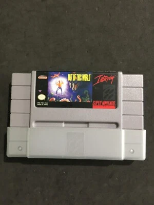 OUT OF THIS WORLD SUPER NINTENDO SNES NTSC AMERICANO USATO SOLO CASSETTA - Immagine 1 di 3