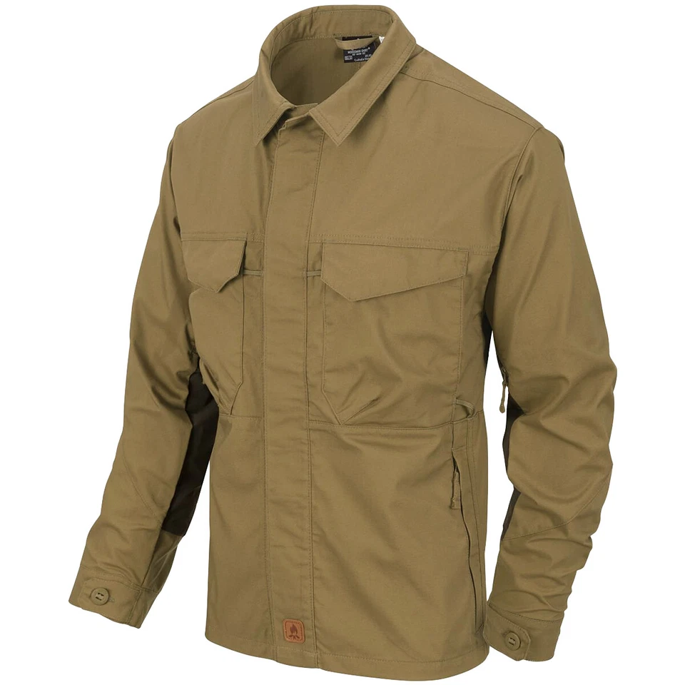 Helikon-Tex Woodsman Chemise Manche Longue Hommes Bushcraft Coyote / Taiga Green - Photo 1/1