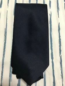 Van Heusen Navy Blue solid Classic Boys Neck Tie 50" communion or dress  - Picture 1 of 7