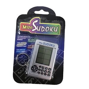 Vintage 2000 New Sealed Electronic Mini Sudoku Travel Game Videogame Keychain 