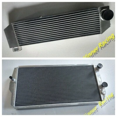 Radiador e intercooler de aluminio para AUDI 200 C3 QUATTRO 3B 20V TURBO 1989-1991 Foto 1 de 4