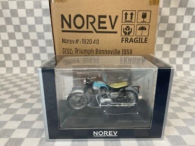 1/18 NOREV 182040 TRIUMPH BONNEVILLE  BOX OF FOUR MODELS - Image 1 of 2