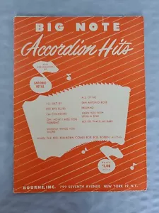 Big Note Akkordeon Hits von Antonio Reyal - Vintage Taschenbuch - Bild 1 von 5
