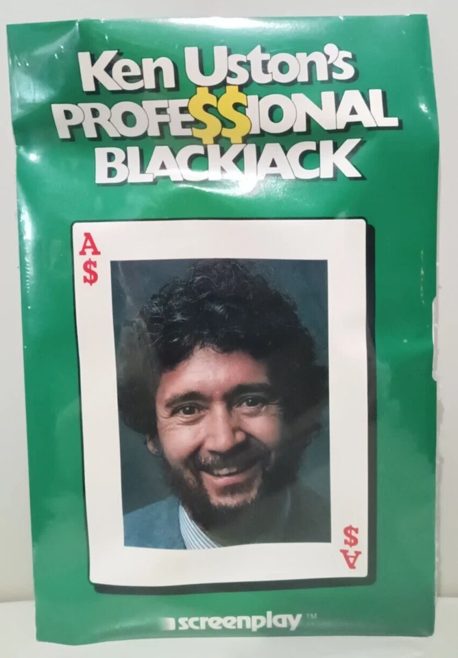 Ken Uston's Professional Blackjack; Atari 400/800/XL/XE +C-64; Flippy Disk; NOS - Image 1 of 4