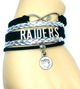 Football Infinity Love Braided Adjustable Bracelet Free Shipping - Bild 1 von 2