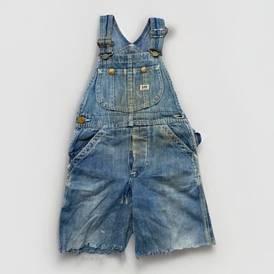 Mono vaquero Lee vintage años 50 niños 24 cintura como está encontrado en granja denim reparado Foto 1 de 4