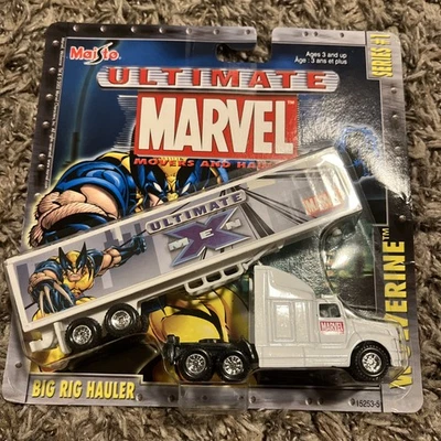 Marvel Ultimate Big Rig Movers & Haulers Wolverine X-Men Semi Truck Maisto 2002 - Image 1 of 2