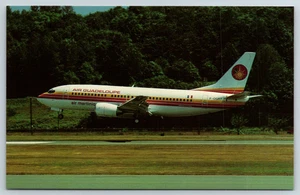 Air Guadeloupe Boeing B-737-33A Airline Airplane Transportation Postcard - Bild 1 von 2