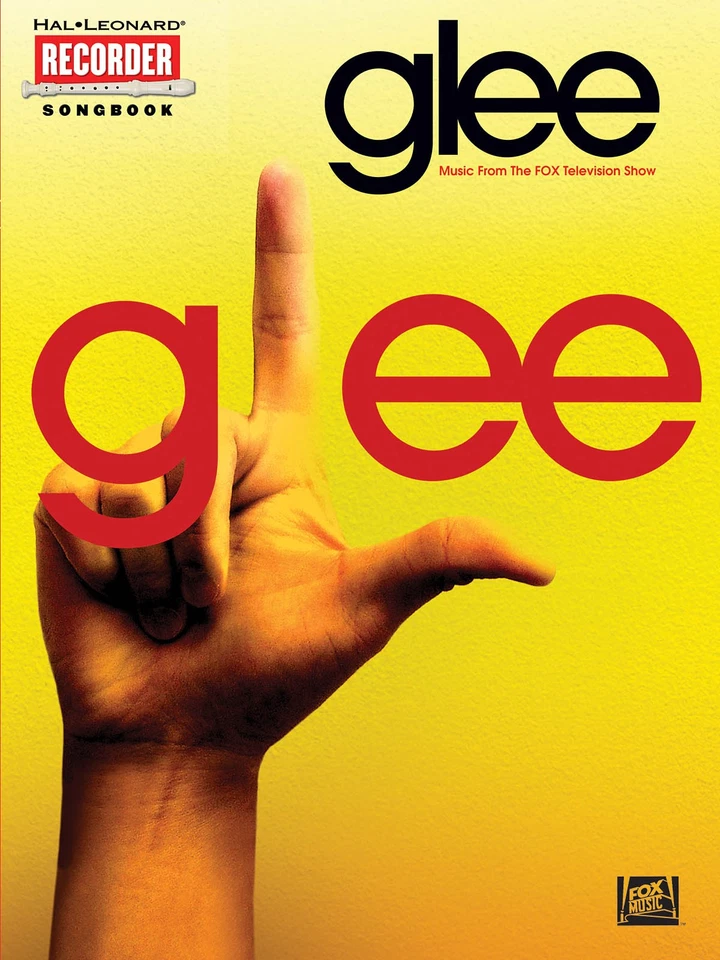 Glee TV Show for Recorder Sheet Music 13 Pop Rock Songs Hal Leonard Book - Image 1 of 1