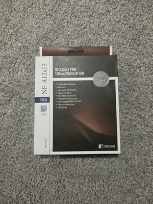 Ventilador delgado silencioso premium Noctua NF-A12x15 PWM 4 pines 120 mm - marrón Foto 1 de 3
