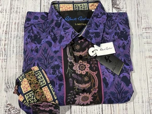 NEW Robert Graham Shirt Sz 3XL Button Down Limited Edition Paisley 0149 - Picture 1 of 13