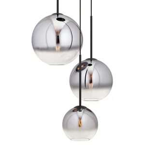 Forte Lighting 2760-03 Callisto 3 Light 18"W Multi Light Pendant - Black - Picture 1 of 4
