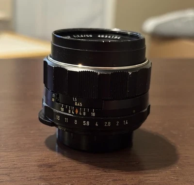 ASAHI Pentax 50mm f/1.4 SMC Takumar M/A Focus Lens for M42-Mount #4634184 - Image 1 of 4